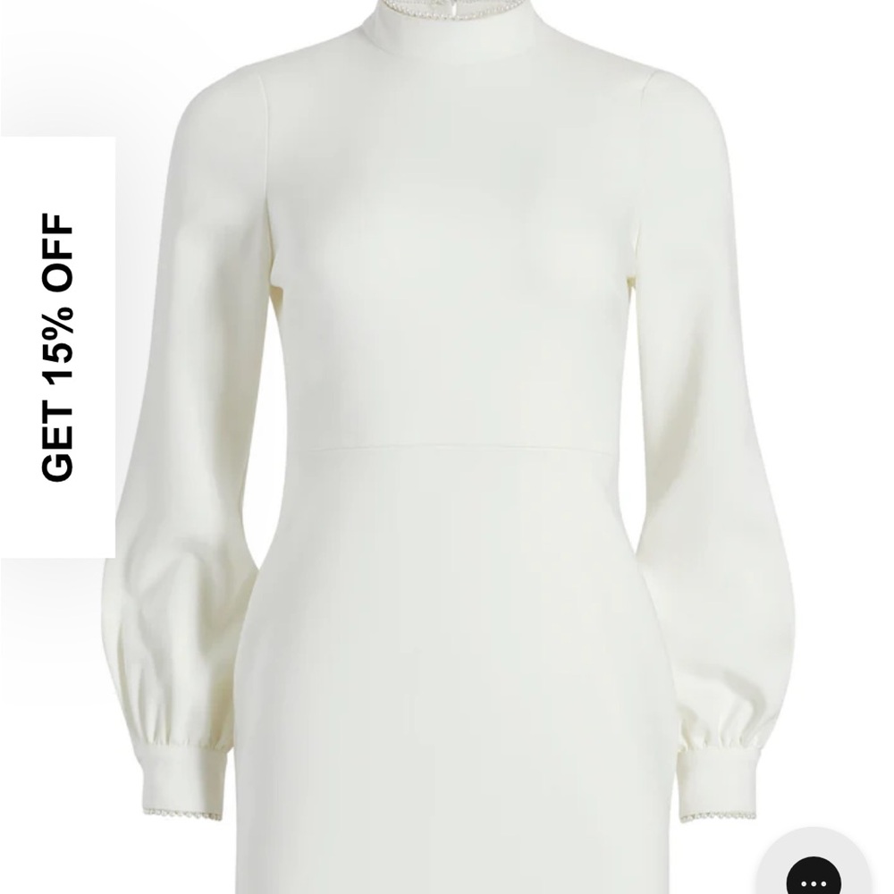 Likely Ivory Long-Sleeve Dress